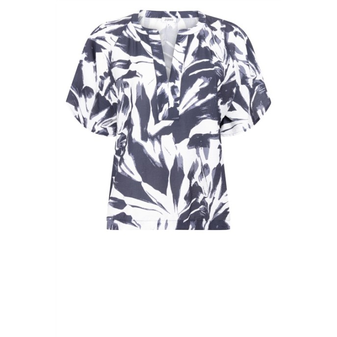 ZOSO Blouse Rachel Marine wit